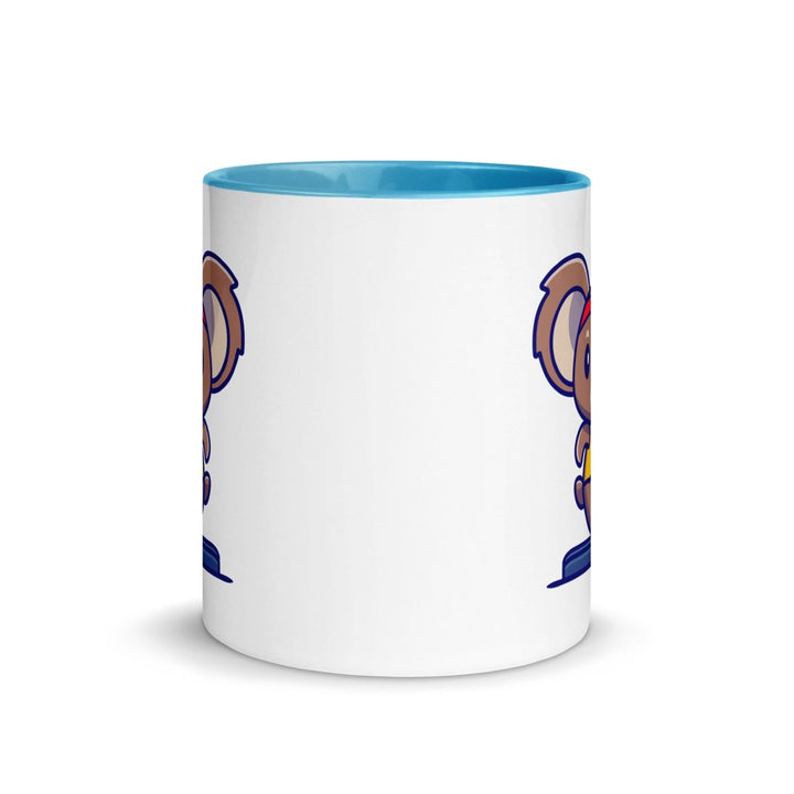 Runner Koala Colorful Print Mug - Blue - 11 oz - ArtyKoala