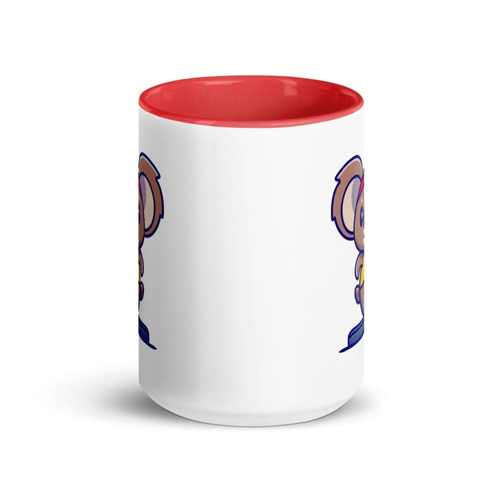 Runner Koala Colorful Print Mug - Red - 15 oz - ArtyKoala