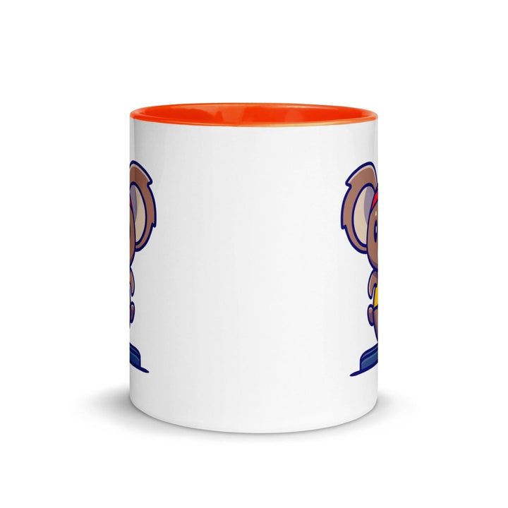 Runner Koala Colorful Print Mug - Orange - 11 oz - ArtyKoala