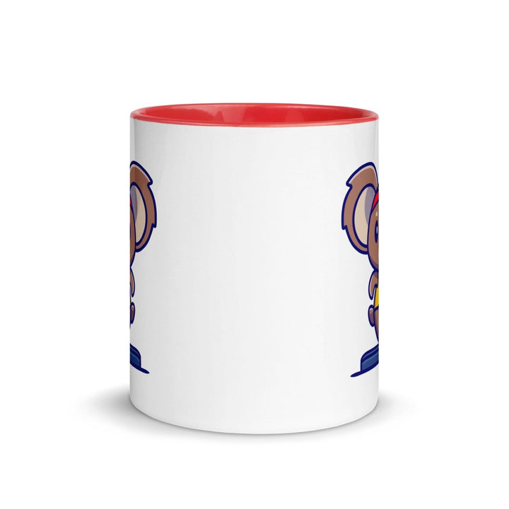 Runner Koala Colorful Print Mug - Red - 11 oz - ArtyKoala