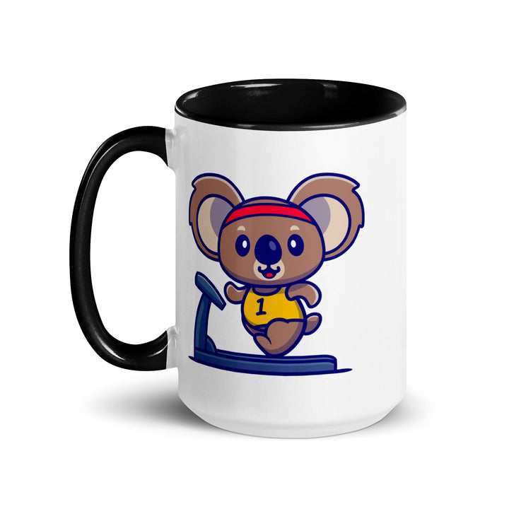 Runner Koala Mug with Color Inside - ArtyKoala