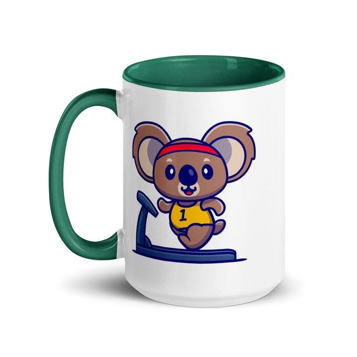 Runner Koala Mug with Color Inside - ArtyKoala