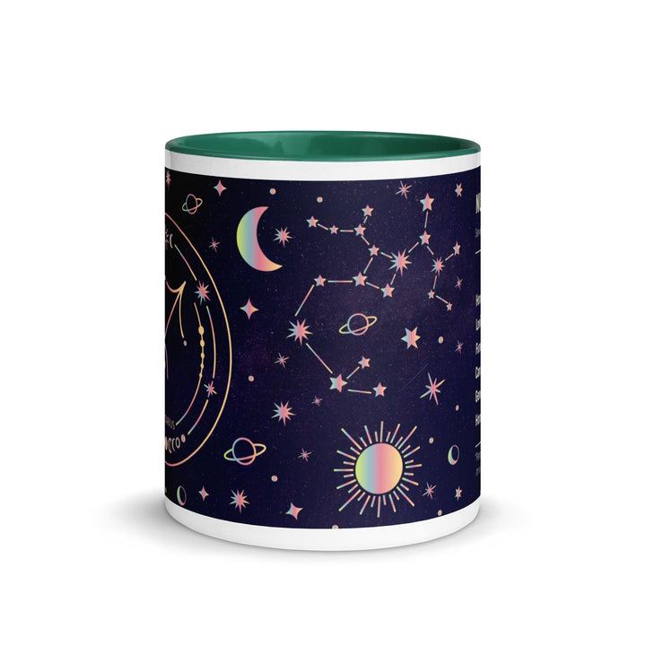 Sagittarius Mug With Color Inside - ArtyKoala