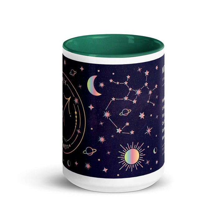 Sagittarius Mug With Color Inside - ArtyKoala