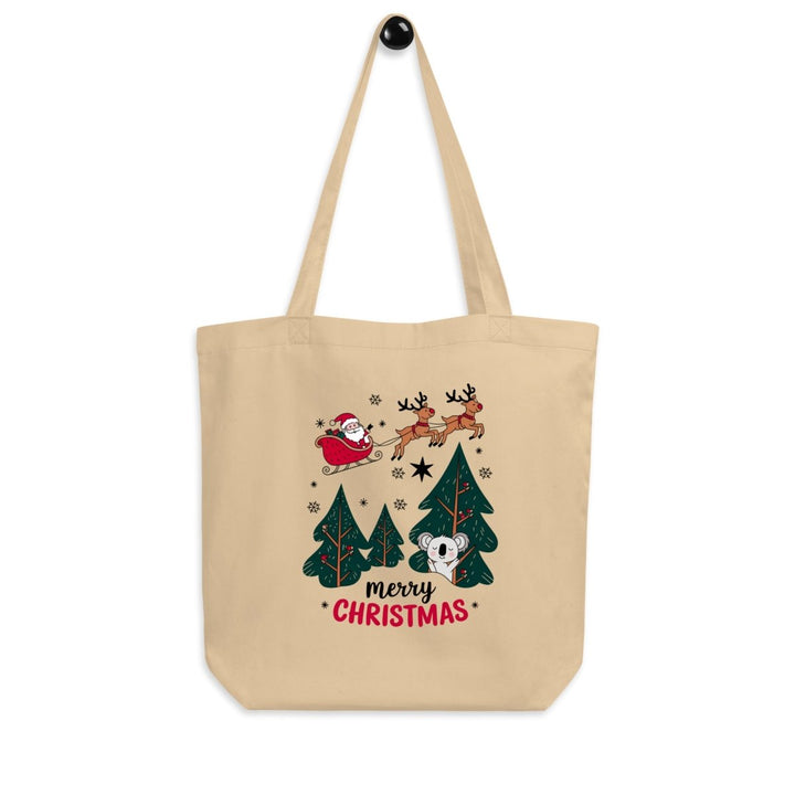 Santa Fly Eco Custom Tote Bag - Oyster - ArtyKoala