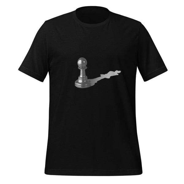 Shadow of a Pawn Unisex Graphic Tee - Black - S - ArtyKoala