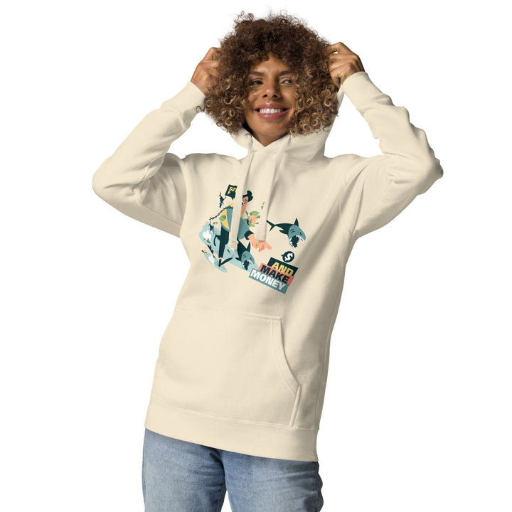 Shut Up and Make Money Cool Graphic Hoodie - Black - S - ArtyKoala