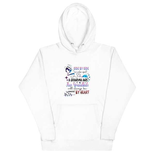 Side By Side Graphic Hoodie - White - S - ArtyKoala