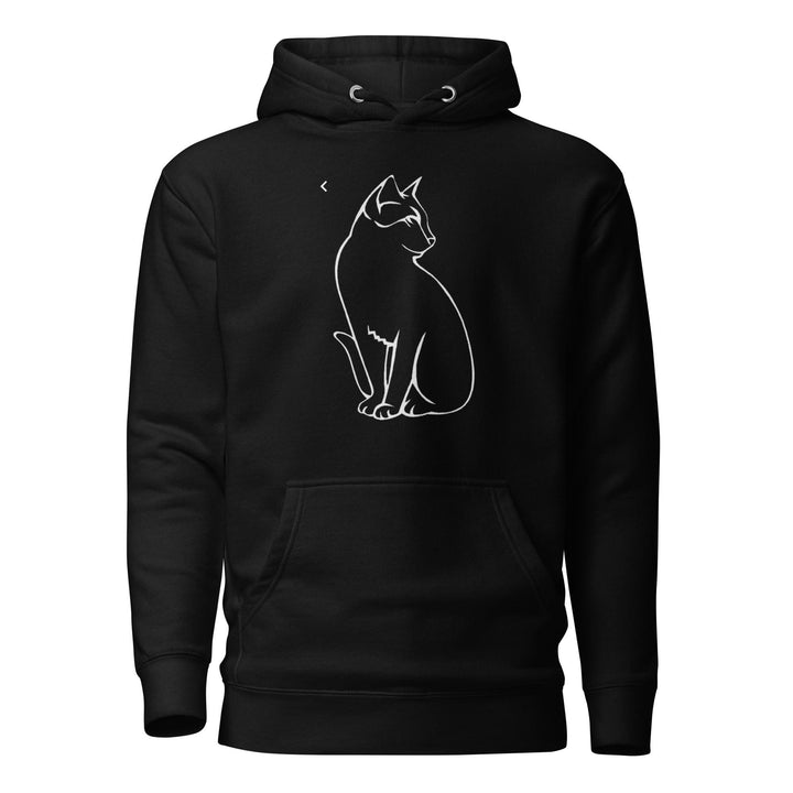 Sitting Cat Man Hoodie - ArtyKoala