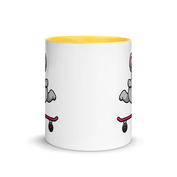 Skateboarding Koala Mug with Color Inside - ArtyKoala