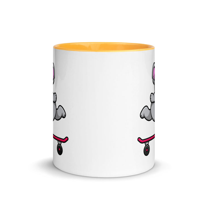 Skateboarding Koala Mug with Color Inside - ArtyKoala