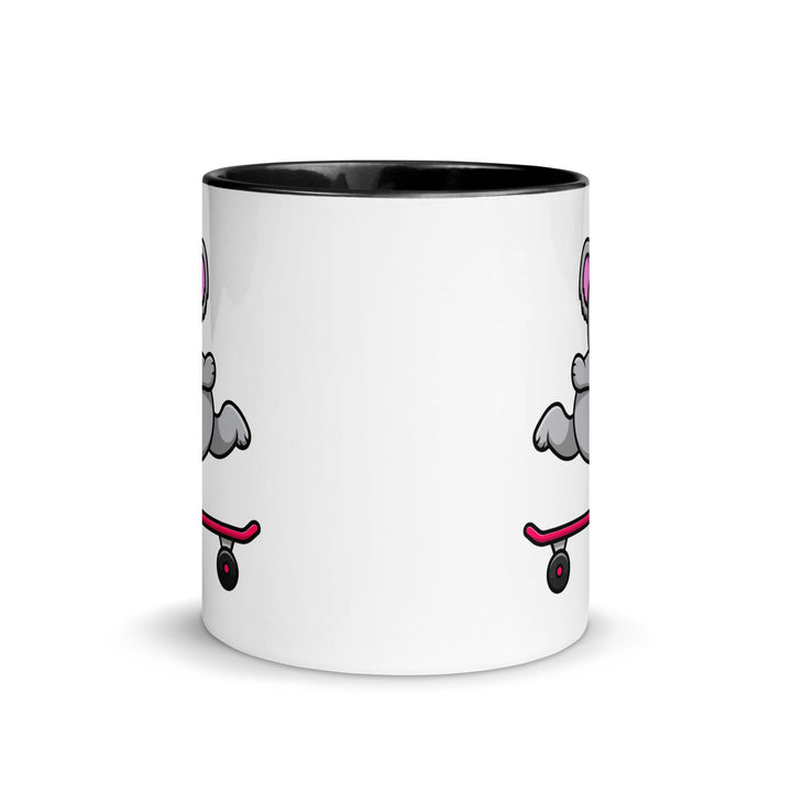 Skateboarding Koala Mug with Color Inside - ArtyKoala