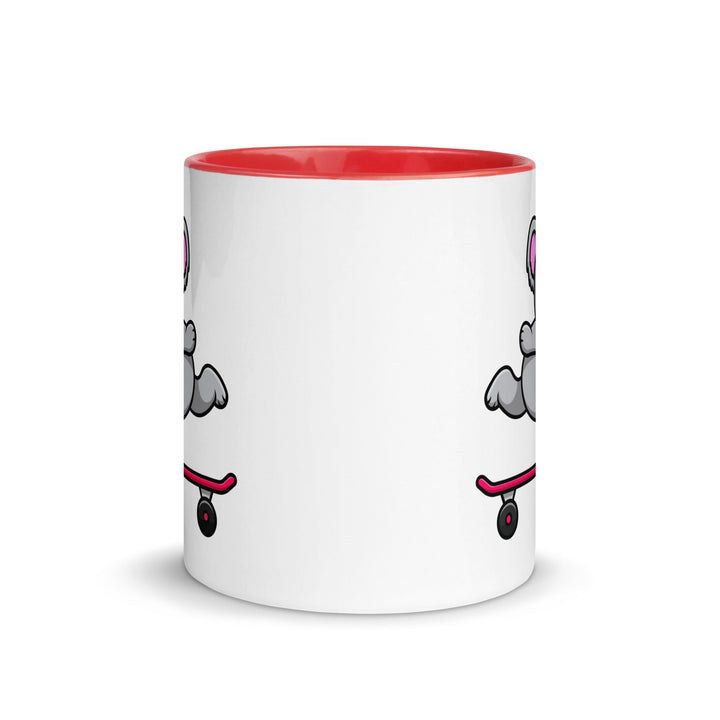 Skateboarding Koala Mug with Color Inside - ArtyKoala