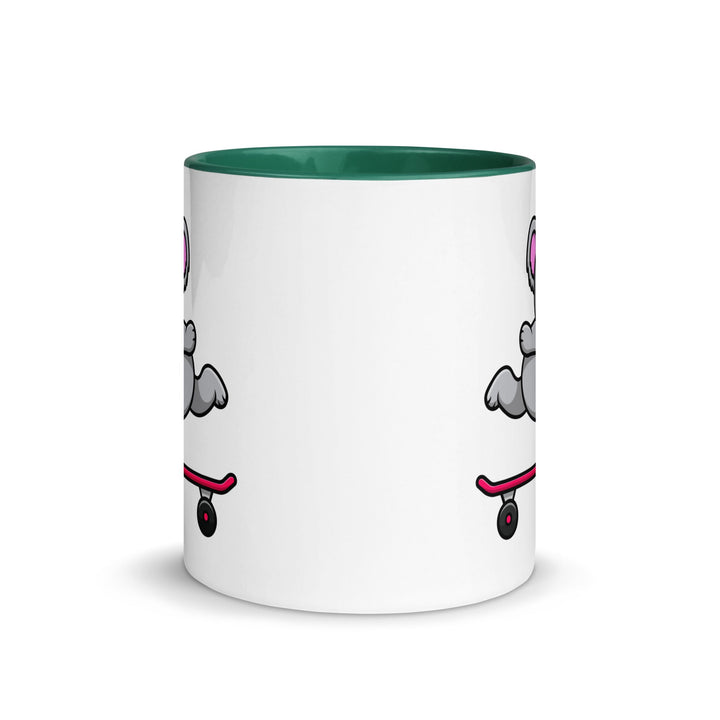 Skateboarding Koala Mug with Color Inside - ArtyKoala