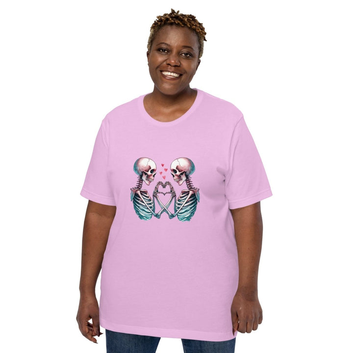 Skeleton's LoveGraphic Tee - Lilac - S - ArtyKoala
