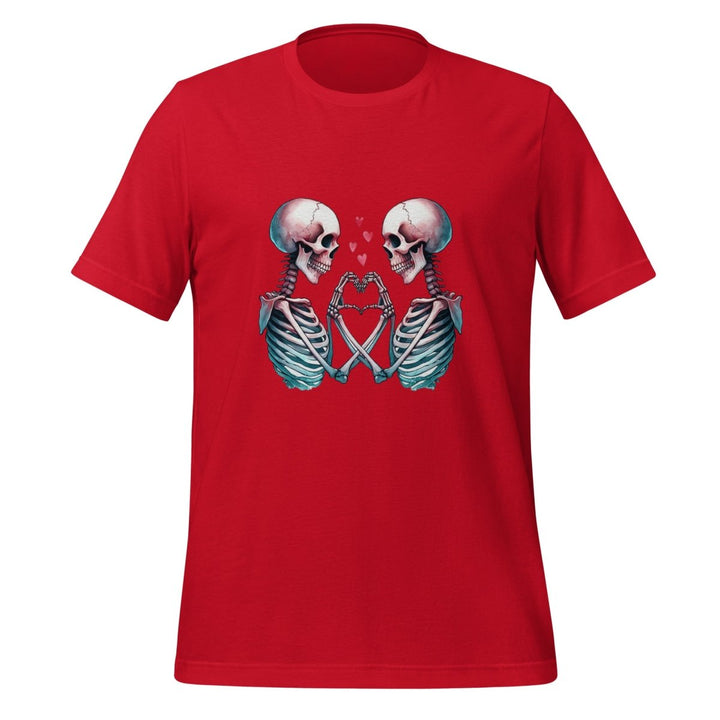 Skeleton's LoveGraphic Tee - Red - XS - ArtyKoala