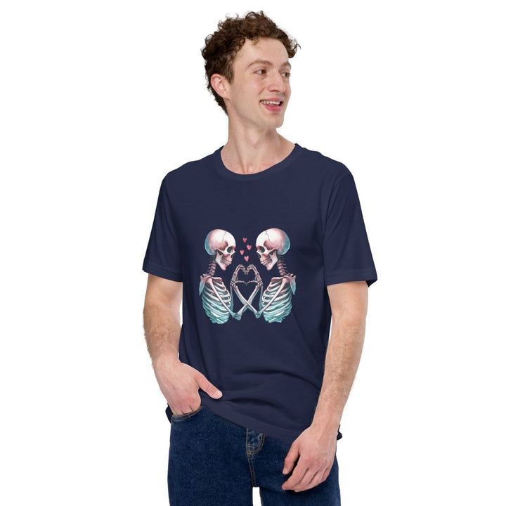 Skeleton's LoveGraphic Tee - Navy - XS - ArtyKoala