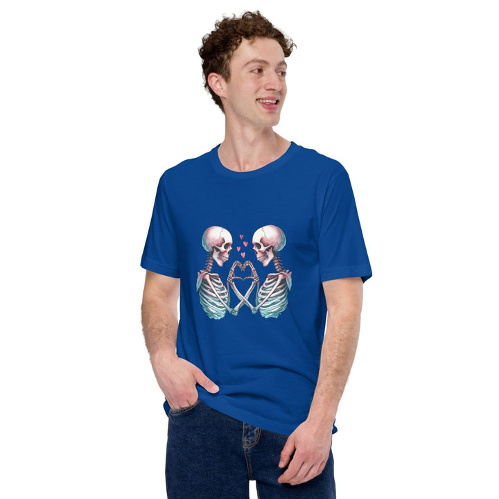 Skeleton's LoveGraphic Tee - True Royal - S - ArtyKoala