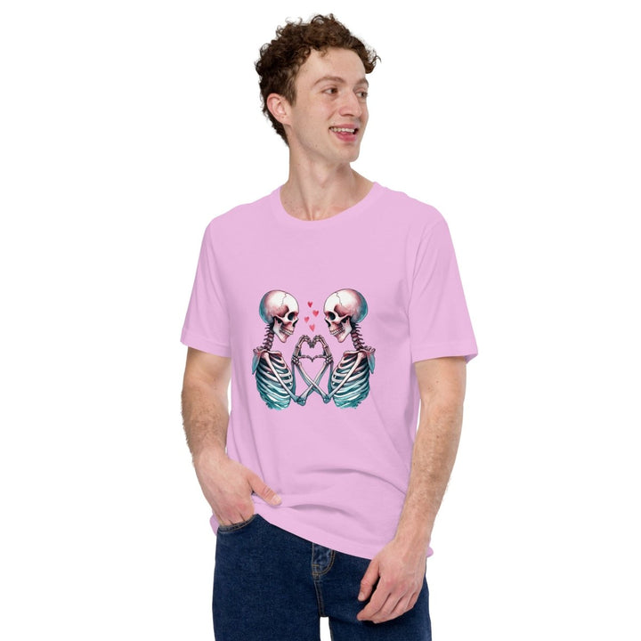 Skeleton's LoveGraphic Tee - Lilac - S - ArtyKoala