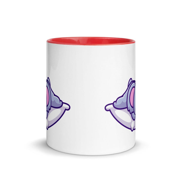 Sleepy Koala Colorful Print Mug - Red - 11 oz - ArtyKoala