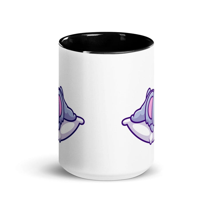 Sleepy Koala Colorful Print Mug - Black - 15 oz - ArtyKoala