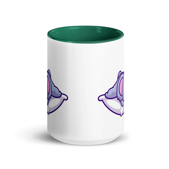 Sleepy Koala Colorful Print Mug - Dark green - 15 oz - ArtyKoala