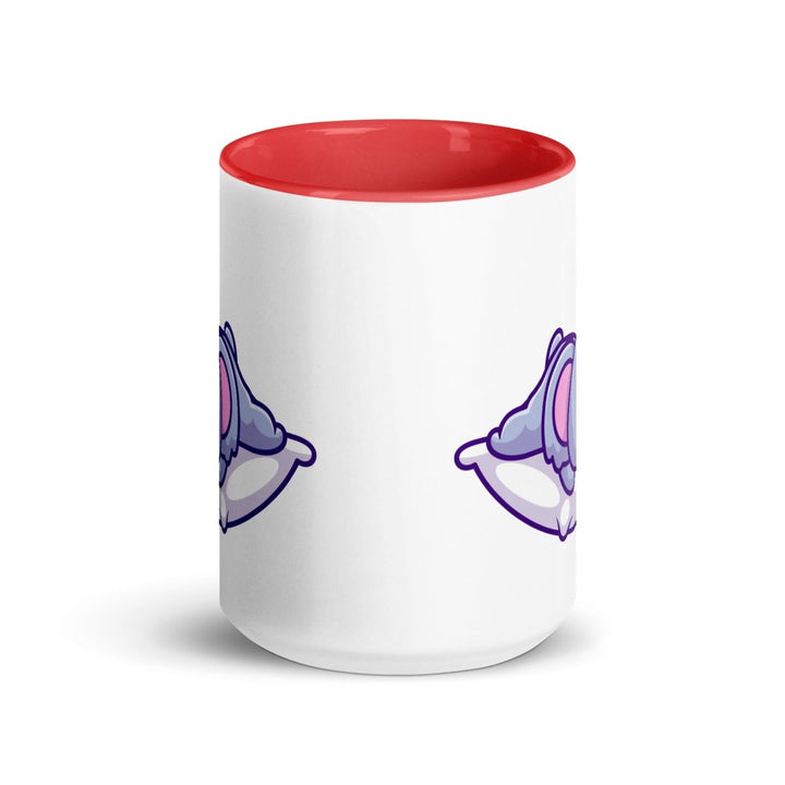 Sleepy Koala Colorful Print Mug - Red - 15 oz - ArtyKoala
