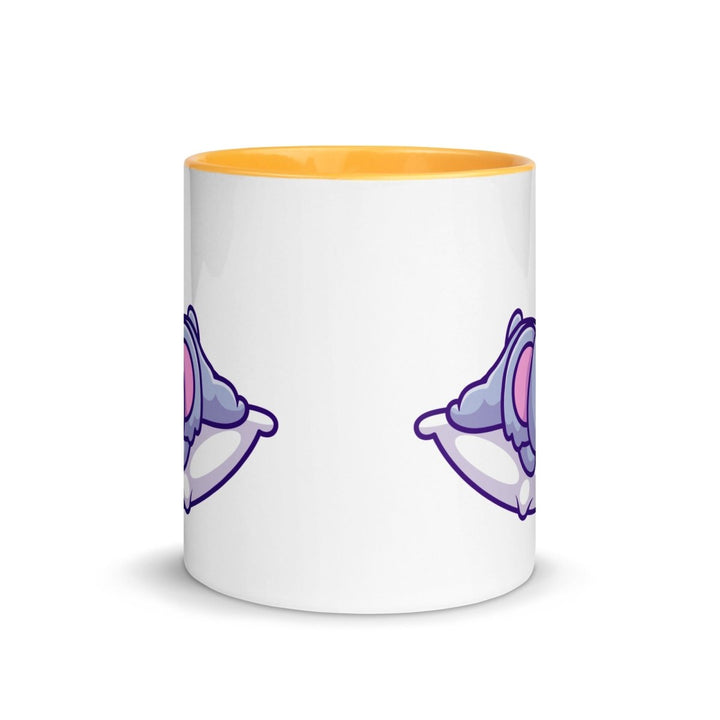 Sleepy Koala Colorful Print Mug - Golden Yellow - 11 oz - ArtyKoala