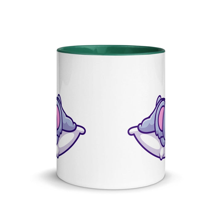 Sleepy Koala Colorful Print Mug - Dark green - 11 oz - ArtyKoala