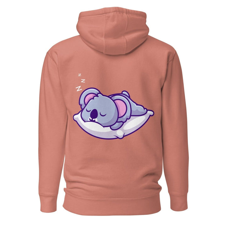 Sleepy Koala Graphic Hoodie - Military Green - S - ArtyKoala