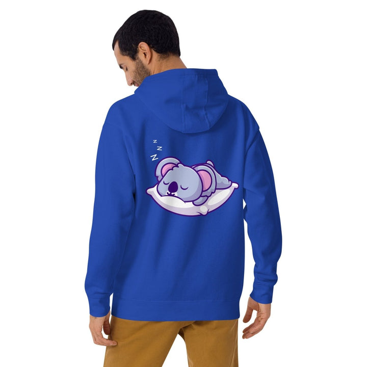 Sleepy Koala Graphic Hoodie - Team Royal - S - ArtyKoala