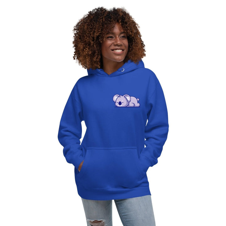 Sleepy Koala Graphic Hoodie - Team Royal - S - ArtyKoala