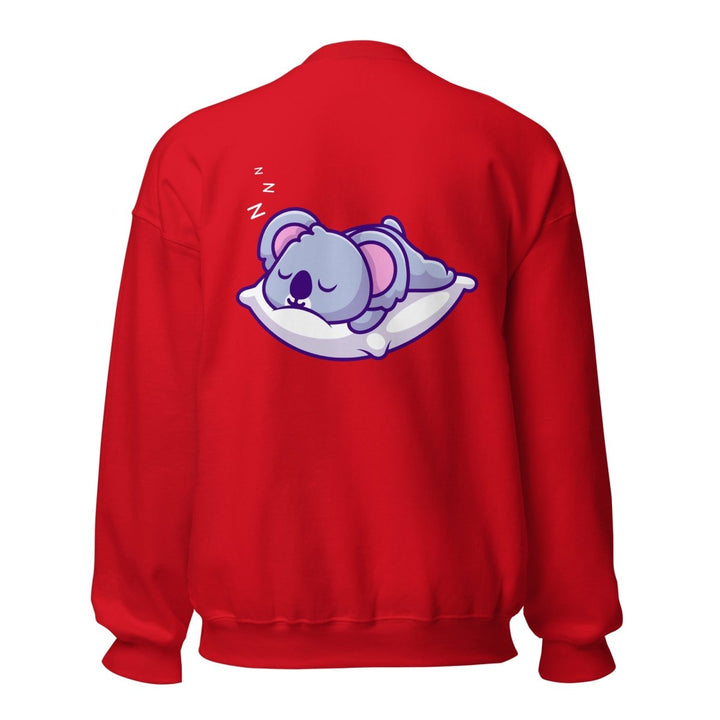 Sleepy Koala Graphic Sweatshirt - Forest Green - S - ArtyKoala