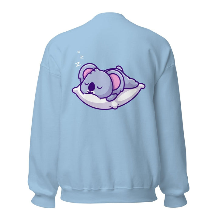 Sleepy Koala Graphic Sweatshirt - Military Green - S - ArtyKoala
