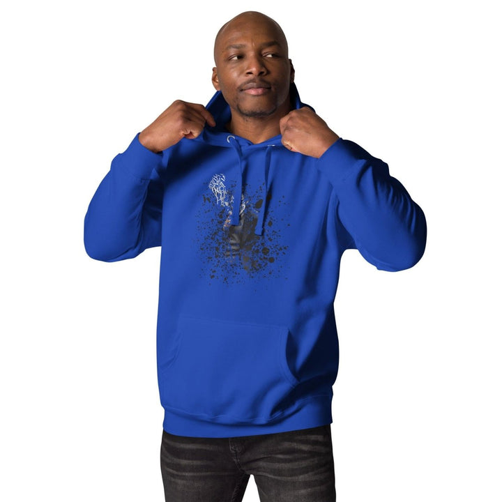 Smoking The ultimate disappearing act Graphic Hoodie - Team Royal - S - ArtyKoala