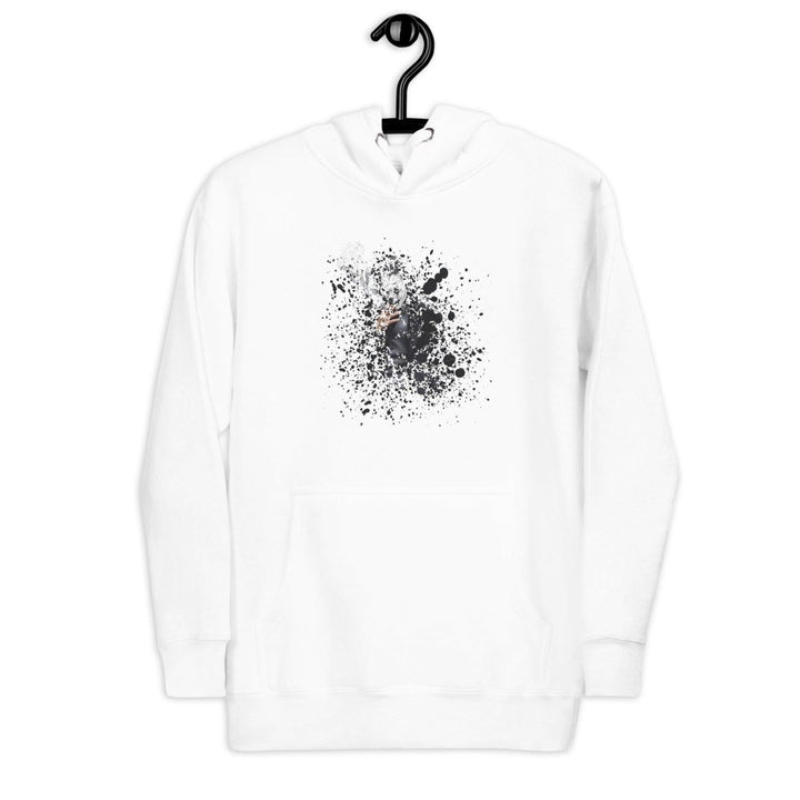 Smoking The ultimate disappearing act Graphic Hoodie - White - S - ArtyKoala