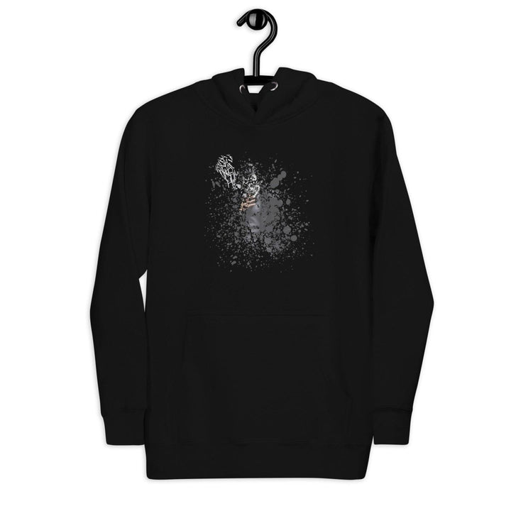 Smoking The ultimate disappearing act Graphic Hoodie - Black - S - ArtyKoala