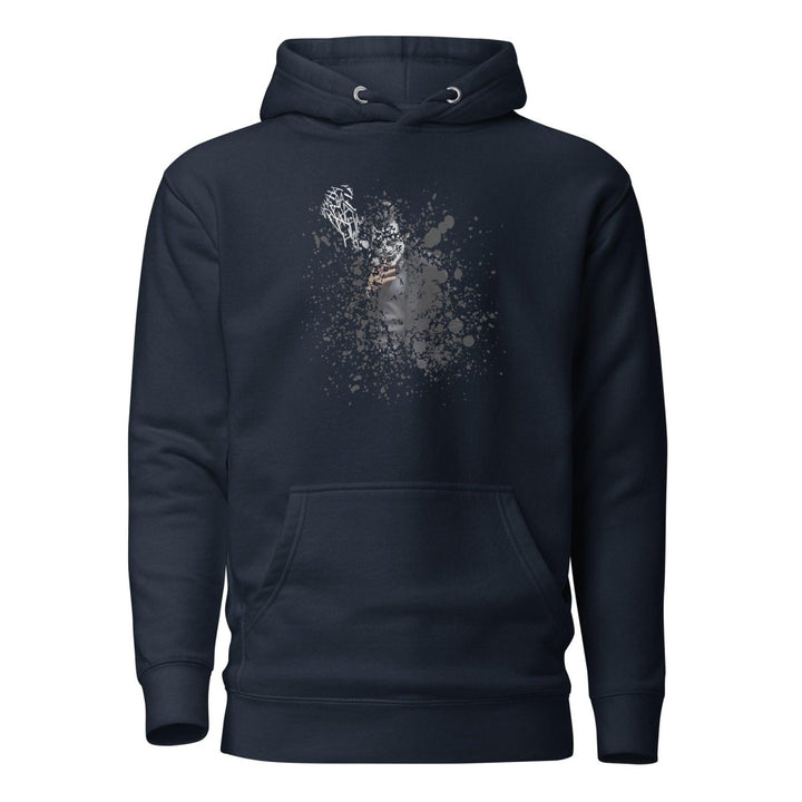 Smoking The ultimate disappearing act Graphic Hoodie - Navy Blazer - S - ArtyKoala