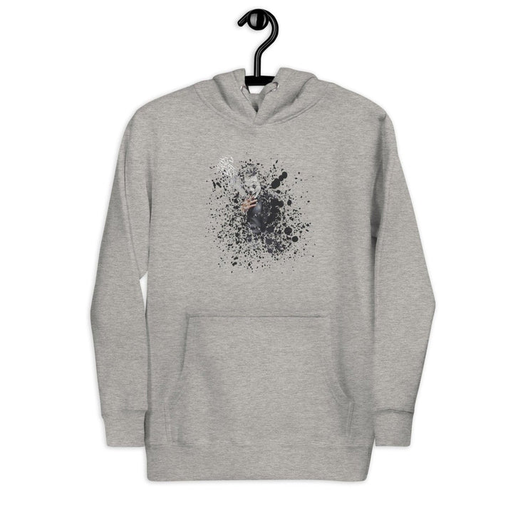 Smoking The ultimate disappearing act Graphic Hoodie - Carbon Grey - S - ArtyKoala