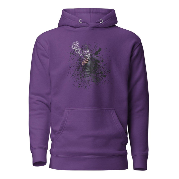 Smoking The ultimate disappearing act Graphic Hoodie - Purple - S - ArtyKoala