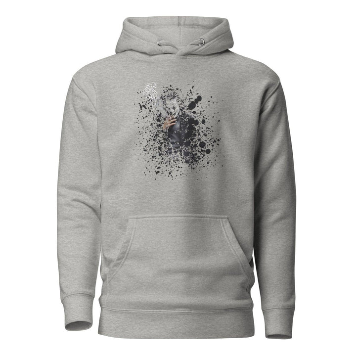 Smoking The ultimate disappearing act Graphic Hoodie - Carbon Grey - S - ArtyKoala