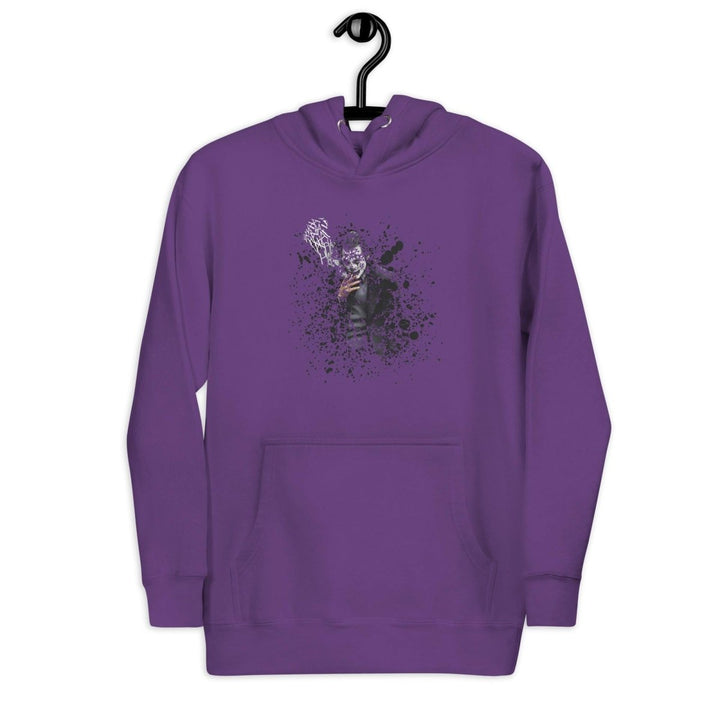 Smoking The ultimate disappearing act Graphic Hoodie - Purple - S - ArtyKoala