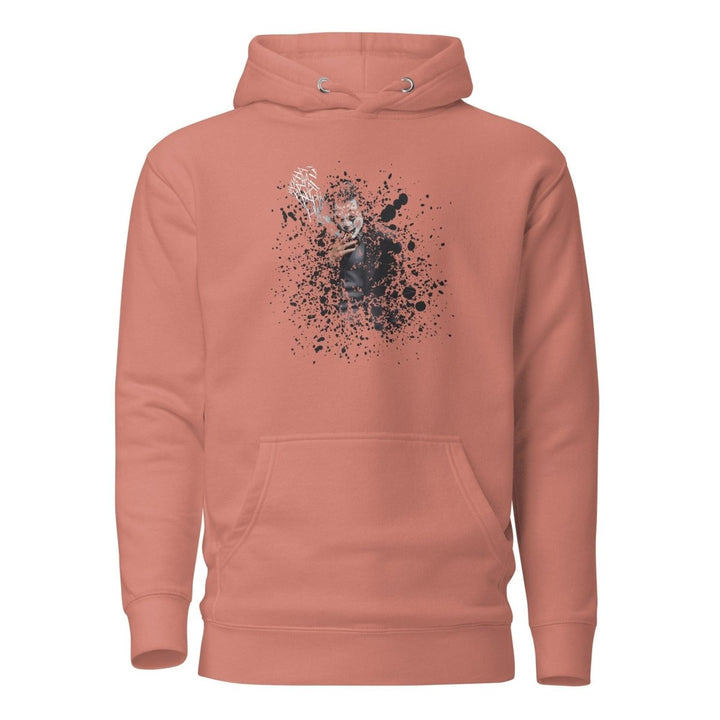 Smoking The ultimate disappearing act Graphic Hoodie - Dusty Rose - S - ArtyKoala