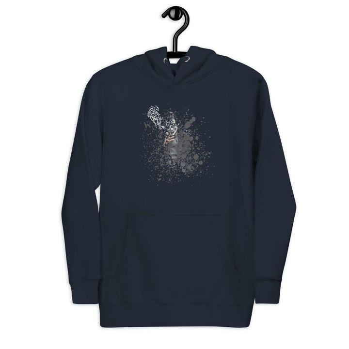 Smoking The ultimate disappearing act Graphic Hoodie - Navy Blazer - S - ArtyKoala