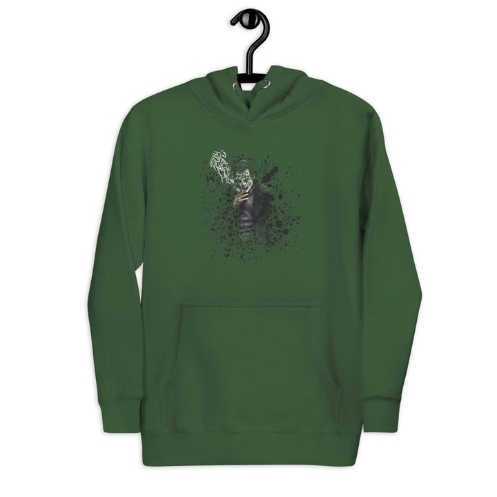 Smoking The ultimate disappearing act Graphic Hoodie - Forest Green - S - ArtyKoala