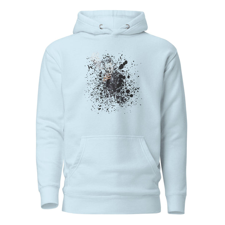 Smoking: The ultimate disappearing act Man Premium Hoodie - Sky Blue / S - ArtyKoala