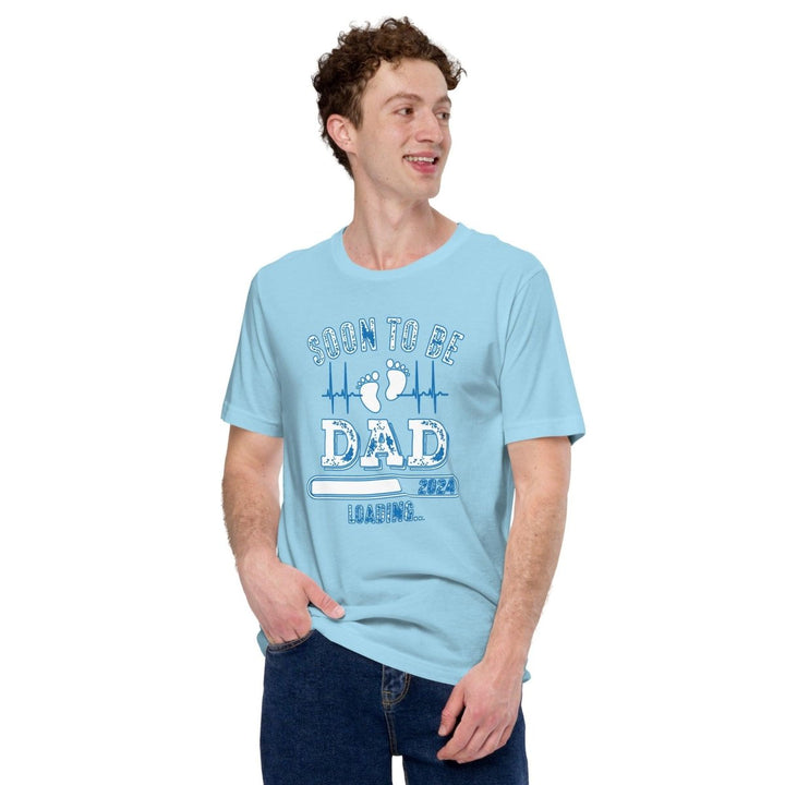 Soon to be Father Graphic Tee - Ocean Blue - S - ArtyKoala