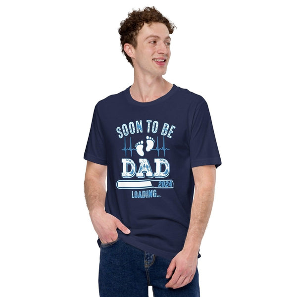 Soon to be Father Graphic Tee - Ocean Blue - S - ArtyKoala