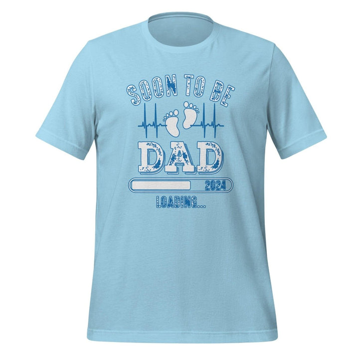 Soon to be Father Graphic Tee - Ocean Blue - S - ArtyKoala