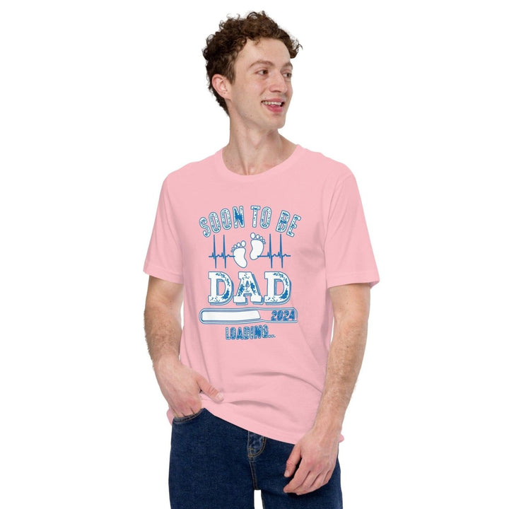 Soon to be Father Graphic Tee - Heather Prism Peach - S - ArtyKoala